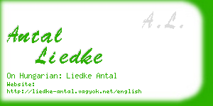 antal liedke business card